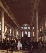 REMBRANDT Harmenszoon van Rijn Interior of the Portuguese Synagogue in Amsterdam painting